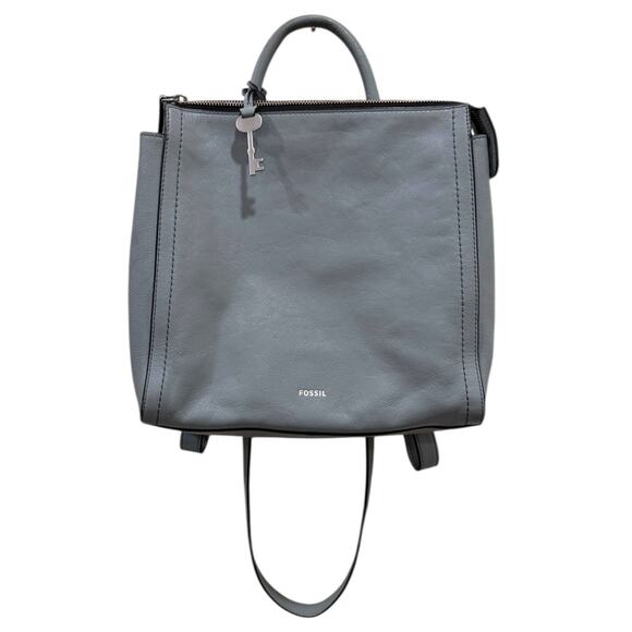 Fossil Parker Convertible Small Backpack In Light Blue main image 12